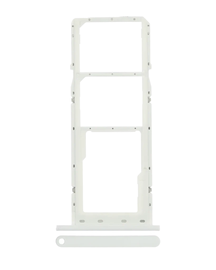 Dual Sim Card Tray For Samsung Galaxy A03S (A037F / 2021) (White)