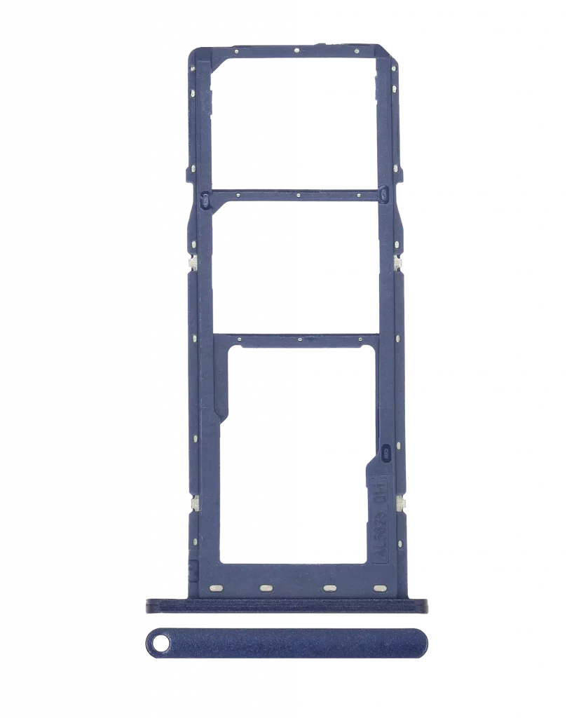 Dual Sim Card Tray For Samsung Galaxy A03S (A037F / 2021) (Blue)