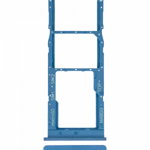 Dual Sim Card Tray For Samsung Galaxy A12 (A125 / 2020) (Blue)