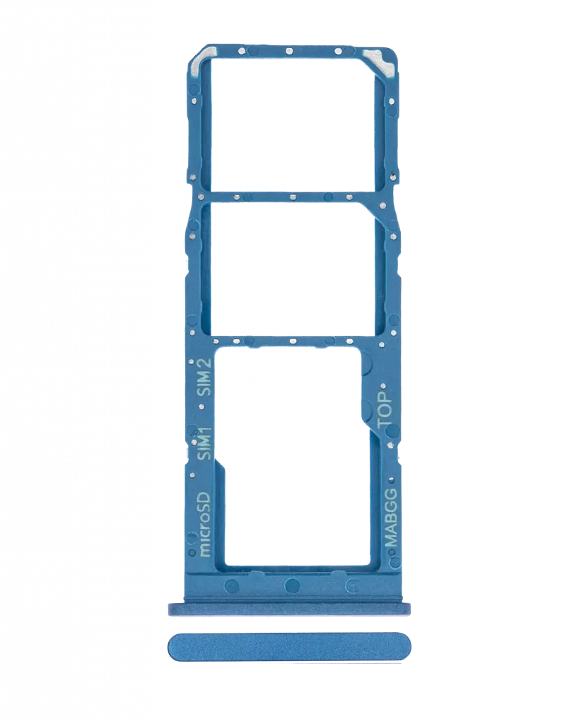 Dual Sim Card Tray For Samsung Galaxy A12 (A125 / 2020) (Blue)
