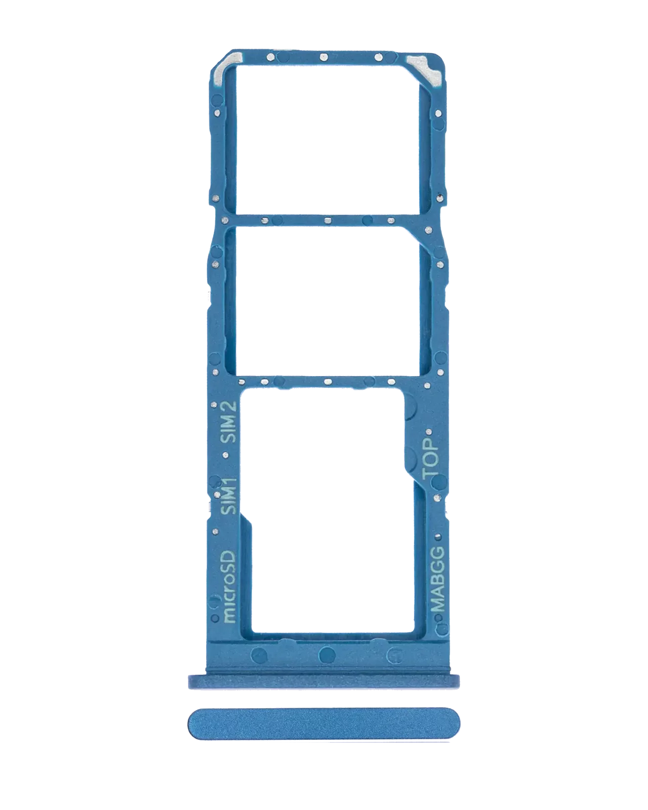 Dual Sim Card Tray For Samsung Galaxy A12 (A125 / 2020) (Blue)