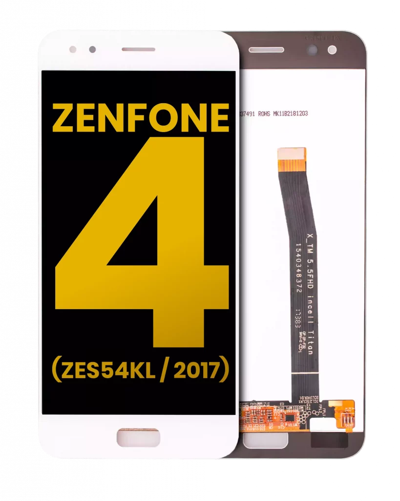 LCD Assembly Without Frame For Asus ZenFone 4 (ZE554KL / 2017) (Refurbished) (White)