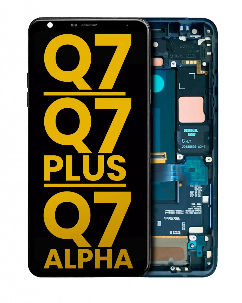 LCD Assembly With Frame For LG Q7 / Q7 Plus / Q7 Alpha (Refurbished) (Light Blue)