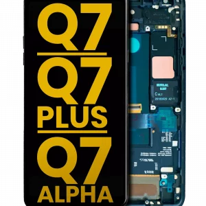 LCD Assembly With Frame For LG Q7 / Q7 Plus / Q7 Alpha (Refurbished) (Moroccan Blue)