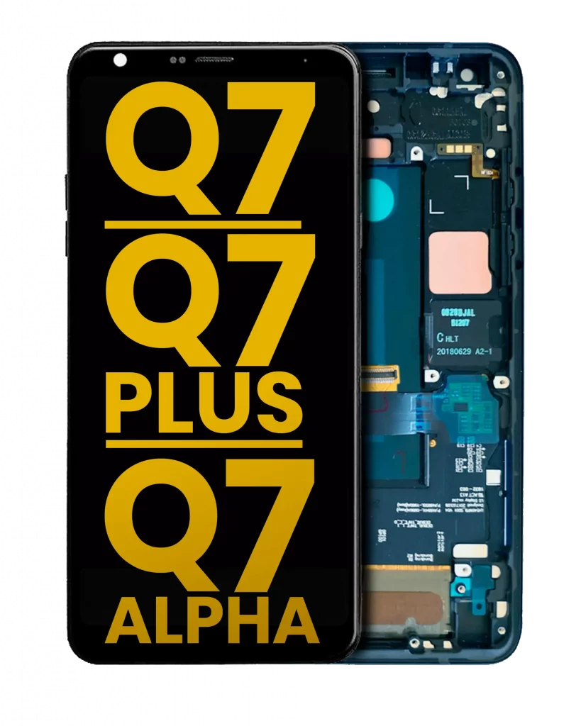 LCD Assembly With Frame For LG Q7 / Q7 Plus / Q7 Alpha (Refurbished) (Moroccan Blue)