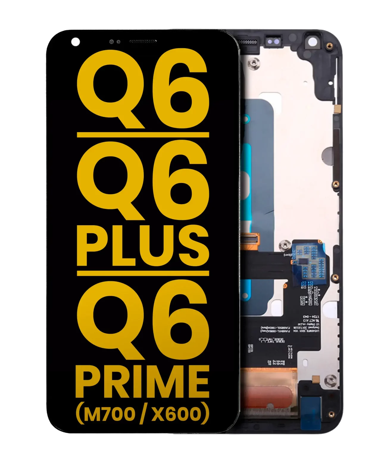 LCD Assembly With Frame For LG Q6 / Q6 Plus / Q6 Prime (M700 / X600) (Refurbished) (All Colors)
