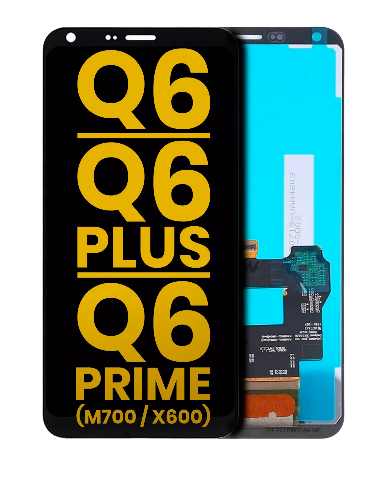 LCD Assembly Without Frame For LG Q6 / Q6 Plus / Q6 Prime (M700 / X600) (Refurbished) (All Colors)