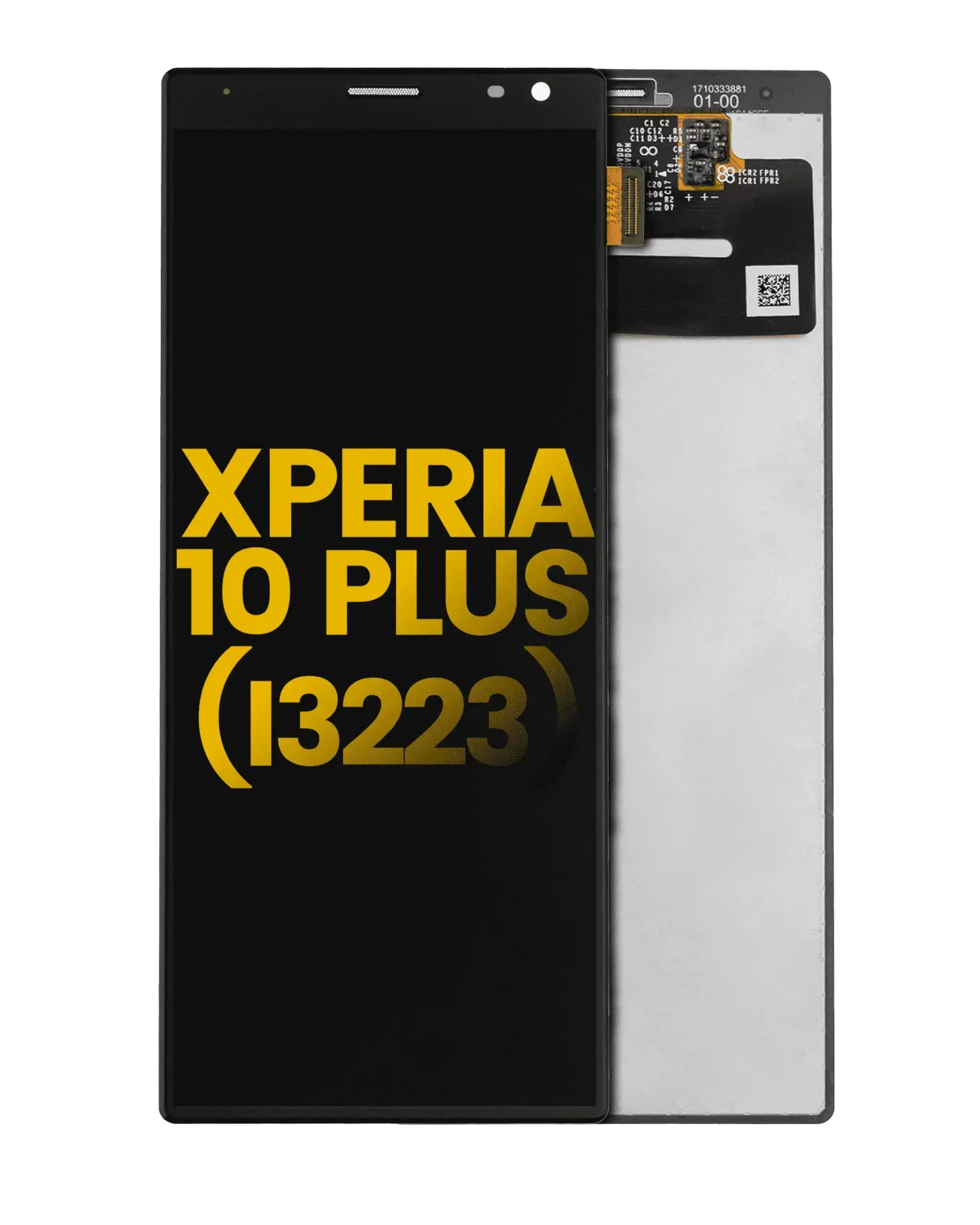 LCD Assembly Without Frame For Sony Xperia 10 Plus (I3223) (Refurbished) (Black)