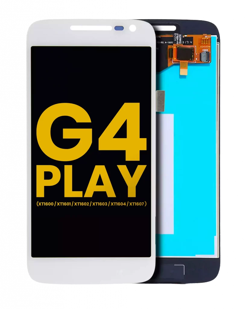 LCD Assembly Without Frame For Motorola Moto G4 Play (XT1600 / XT1601 / XT1602 / XT1603 / XT1604 / XT1607 / XT1609 / 2016) (Refurbished) (White)