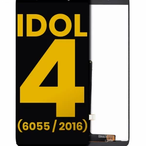 LCD Assembly Without Frame For Alcatel Idol 4 (6055 / 2016) (Refurbished) (Black)