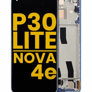 LCD Assembly With Frame For Huawei P30 Lite / Nova 4e (Refurbished) (4GB RAM) (Peacock Blue)