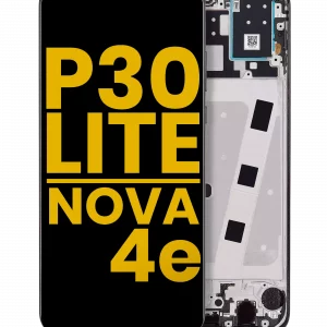 LCD Assembly With Frame For Huawei P30 Lite / Nova 4e (Refurbished) (6GB RAM) (Midnight Black)