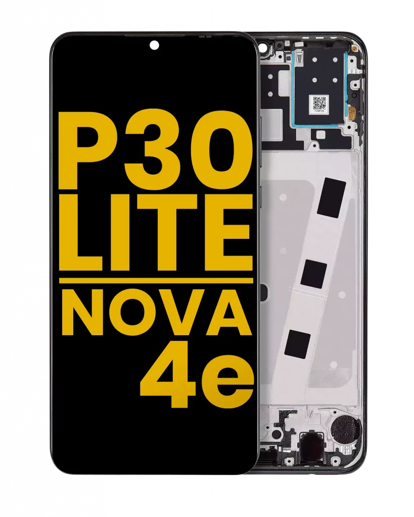 LCD Assembly With Frame For Huawei P30 Lite / Nova 4e (Refurbished) (6GB RAM) (Midnight Black)