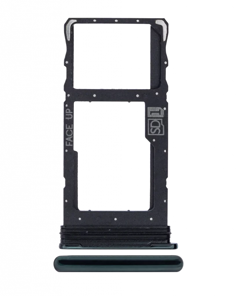 Single Sim Card Tray For Motorola Moto G Stylus 5G (XT2131 / 2021) (Genuine OEM) (Cosmic Emerald)
