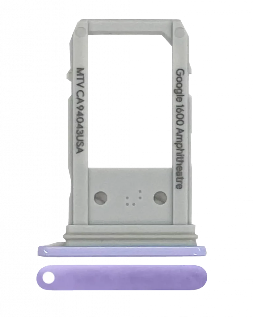 Sim Card Tray For Google Pixel 3a (Genuine OEM) (Purple)