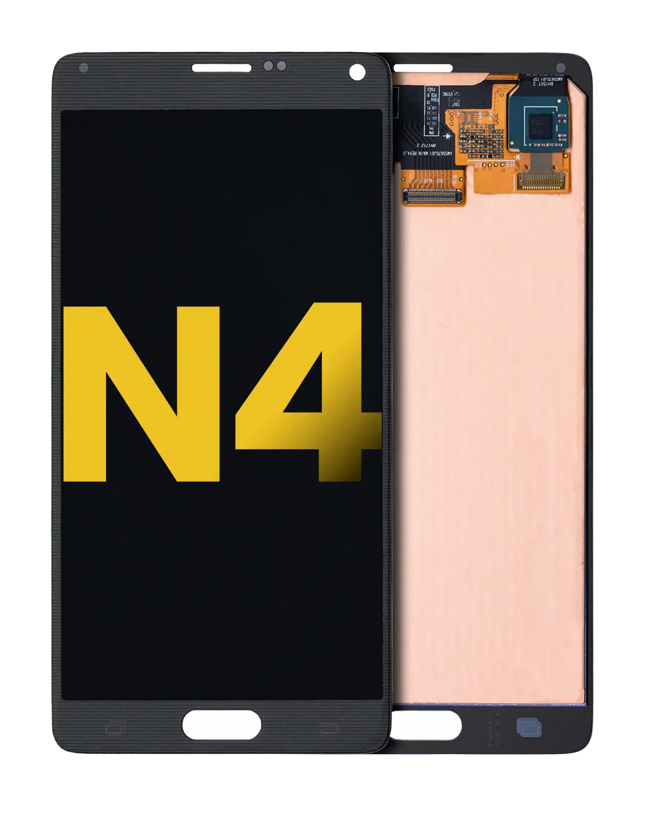 OLED Assembly Without Frame For Samsung Galaxy Note 4 (Refurbished) (Black)