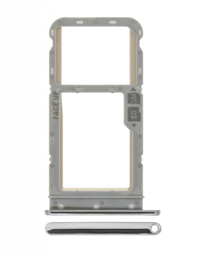 Sim Card Tray For Motorola Moto G Fast (XT2045 / 2020) (Genuine OEM) (Pearl White)