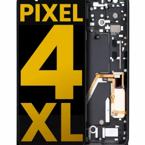 OLED Assembly With Frame For Google Pixel 4 XL (Refurbished) (Pink Power Button)