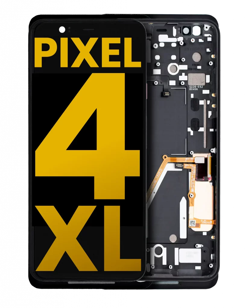 OLED Assembly With Frame For Google Pixel 4 XL (Refurbished) (Pink Power Button)