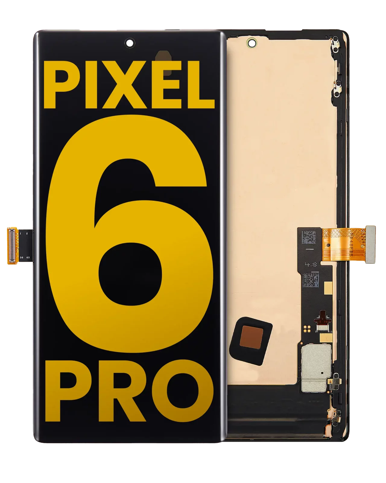 OLED Assembly With Frame (Without Finger Print Sensor) For Google Pixel 6 Pro (Refurbished) (All Colors)