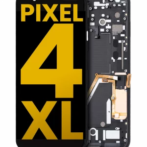 OLED Assembly With Frame For Google Pixel 4 XL (Refurbished) (Clearly White Power Button)