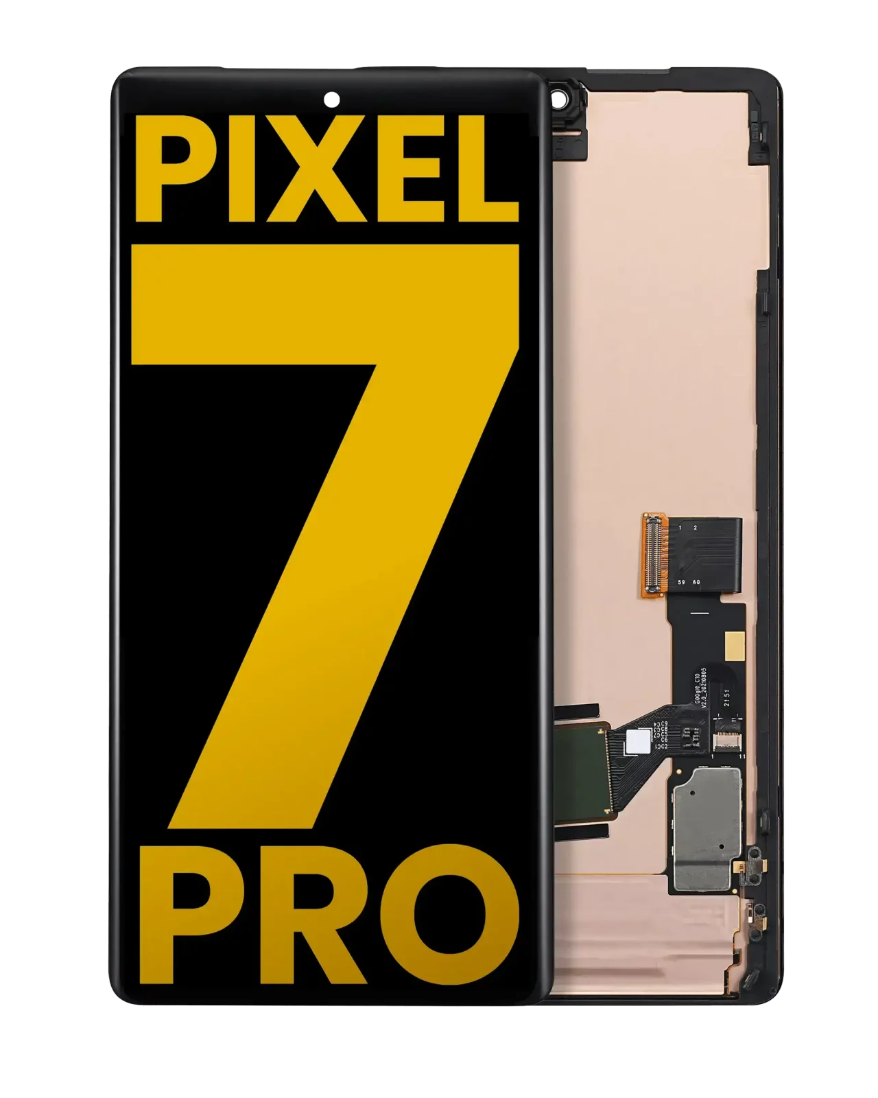 OLED Assembly With Frame (With Fingerprint Sensor) For Google Pixel 7 Pro (Refurbished) (All Colors)