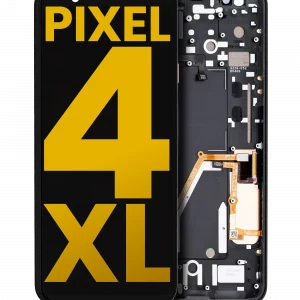 OLED Assembly With Frame For Google Pixel 4 XL (Refurbished) (Pink Power Button)