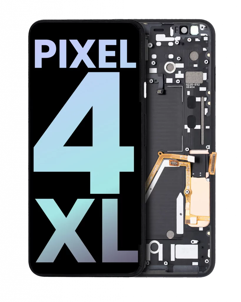 OLED Assembly With Frame For Google Pixel 4 XL (Genuine OEM) (Clearly White Power Button)