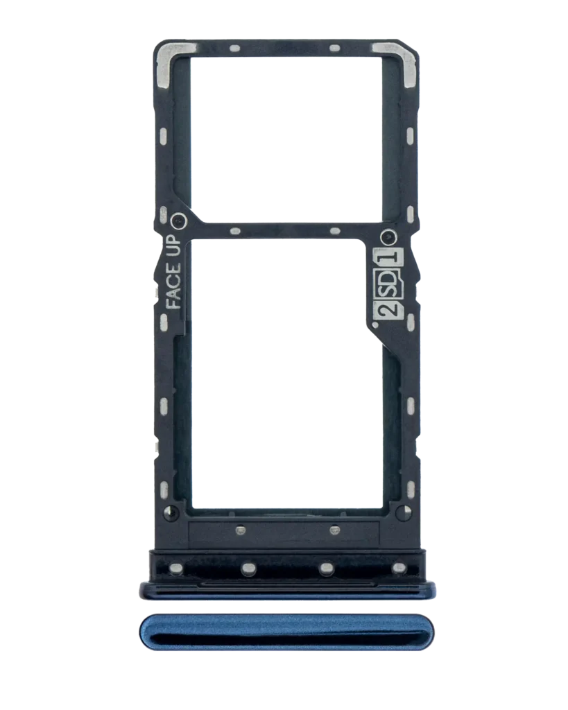 Dual Sim Card Tray For Motorola Moto G9 Plus (XT2087 / 2020) (Indigo Blue)