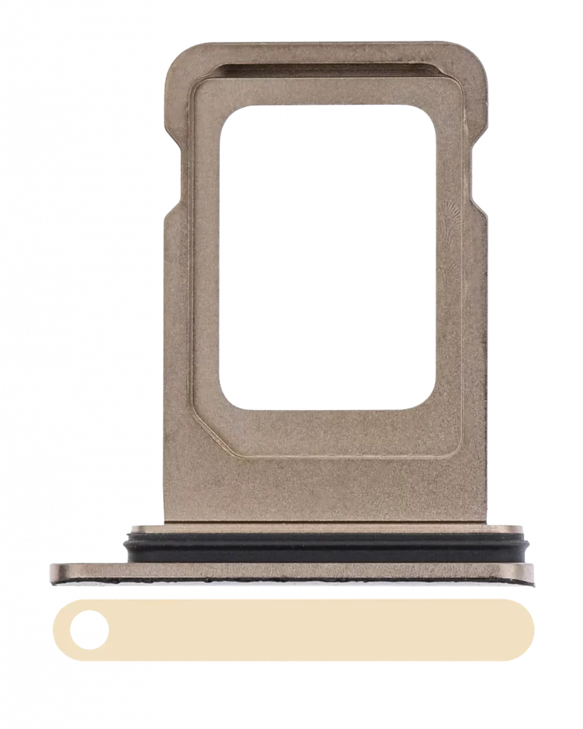 Single Sim Card Tray For iPhone 11 Pro / 11 Pro Max (Gold)