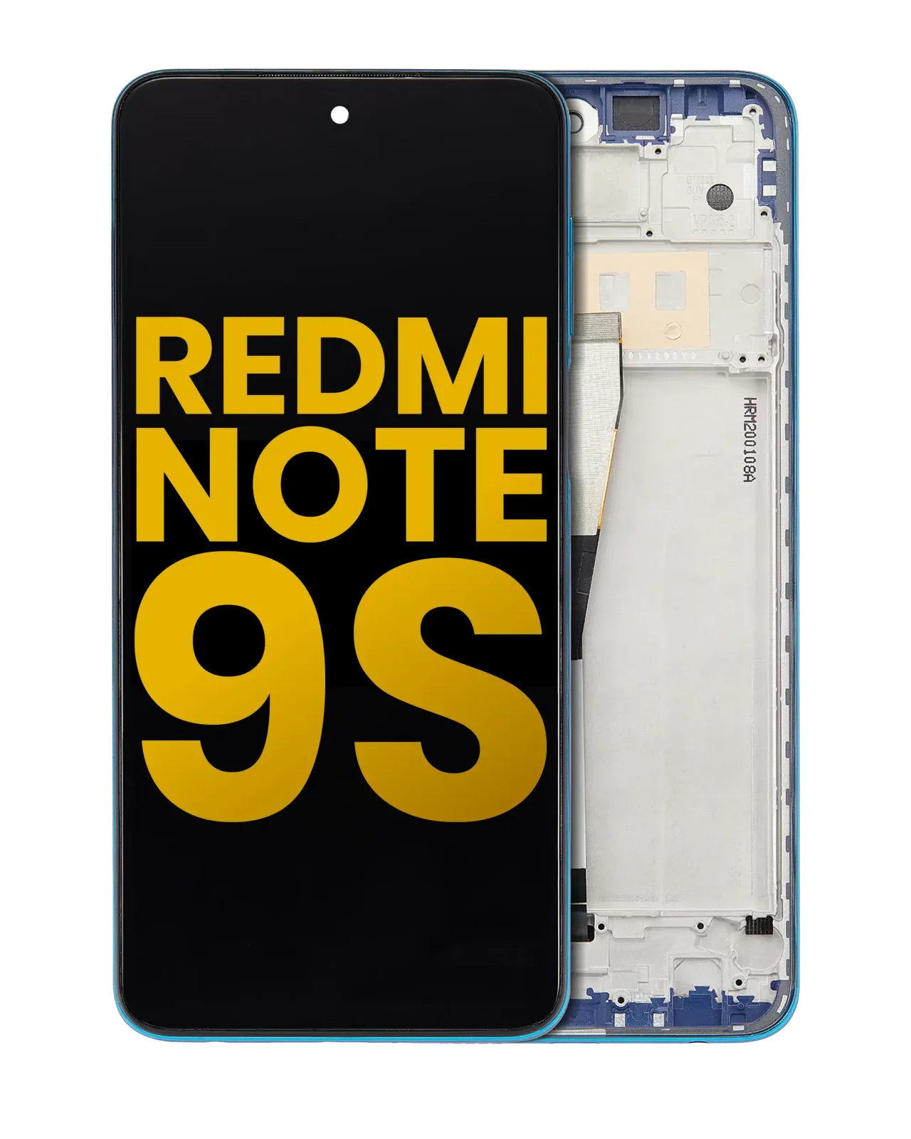 LCD Assembly With Frame For Xiaomi Redmi Note 9S (Refurbished) (Aurora Blue)