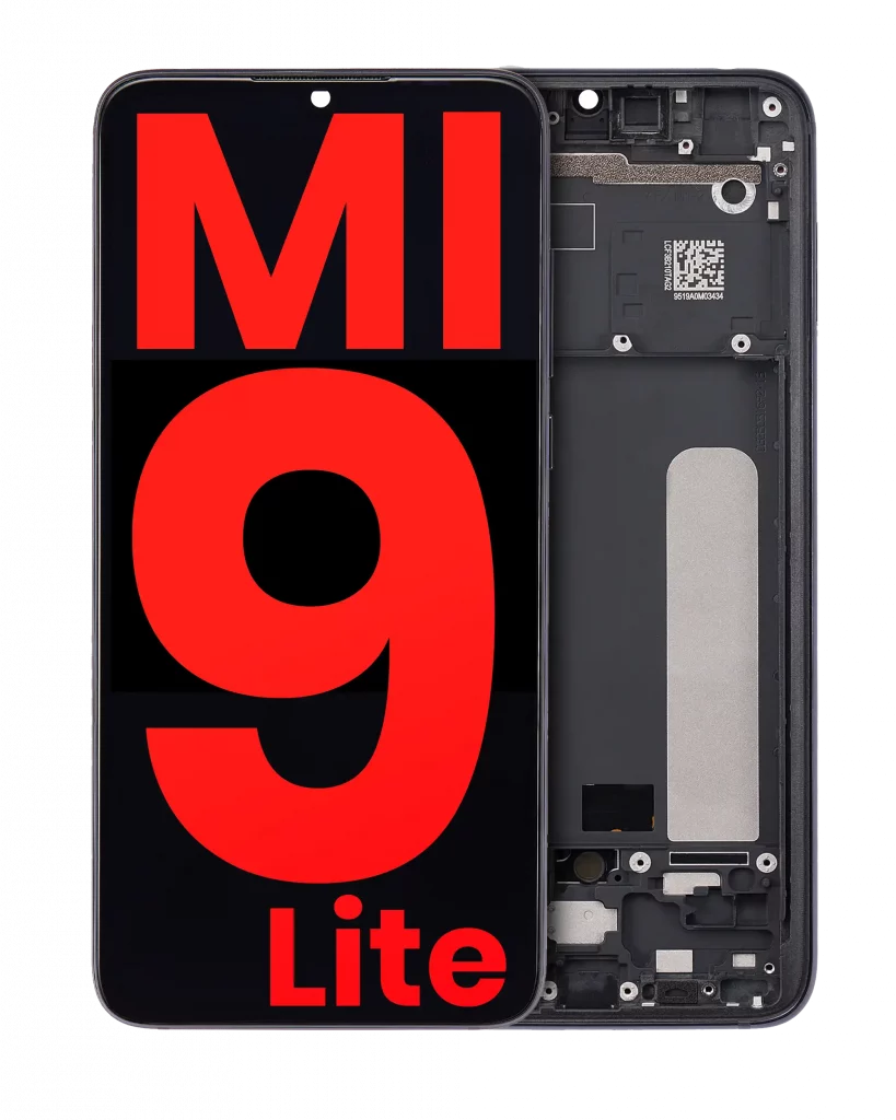 OLED Assembly With Frame For Xiaomi Mi 9 Lite (Aftermarket Plus) (Onyx Gray)