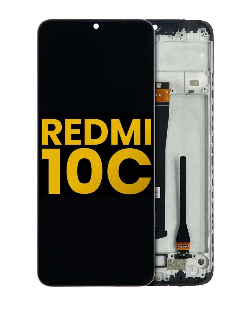 LCD Assembly With Frame For Xiaomi Redmi 10C (Refurbished) (All Colors)