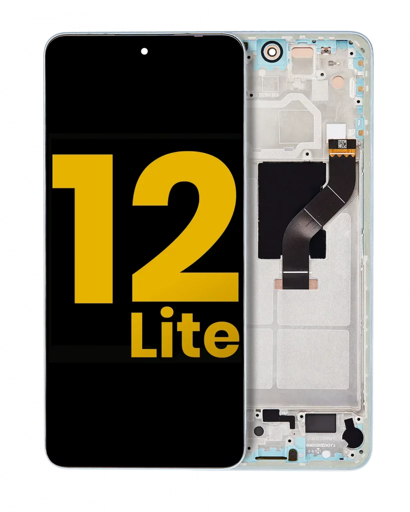 OLED Assembly With Frame For Xiaomi 12 Lite (Refurbished) (Lite Green)