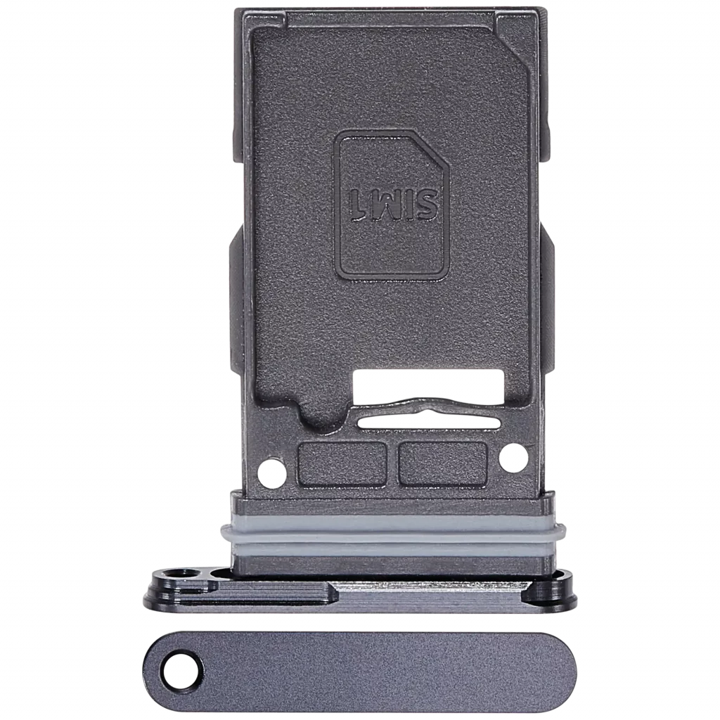 Single Sim Card Tray For Samsung Galaxy S25 / S25 Plus (Premium) (Blue Black)