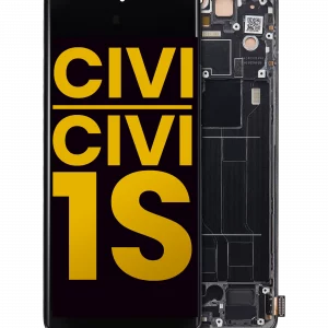 OLED Assembly With Frame For Xiaomi Civi / Civi 1S (Refurbished) (Black)