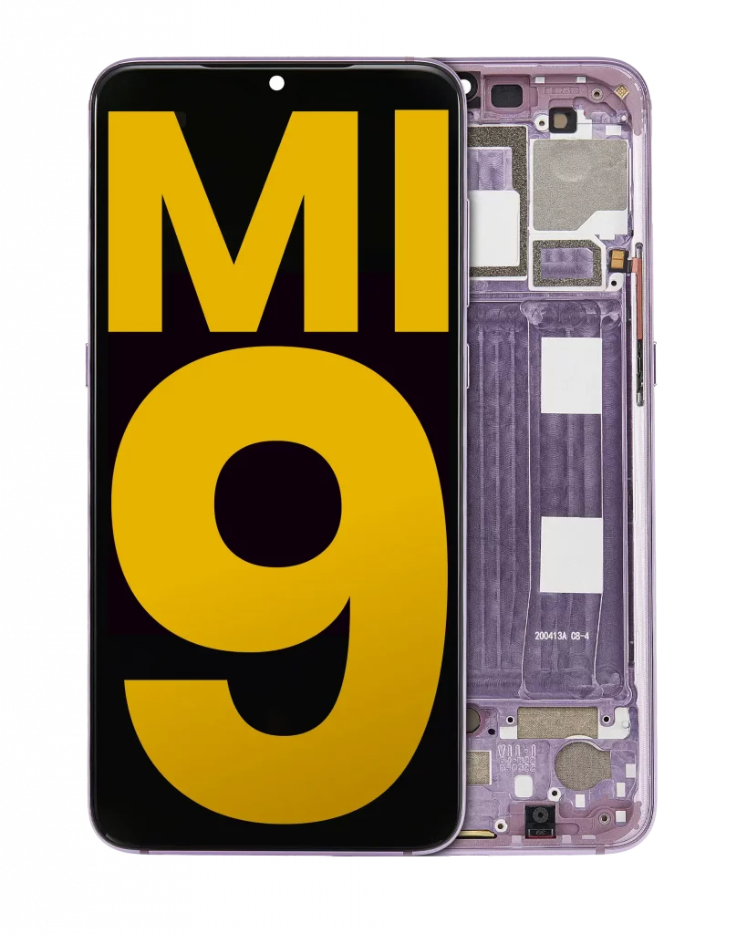OLED Assembly With Frame For Xiaomi Mi 9 (Refurbished) (Lavender Violet)