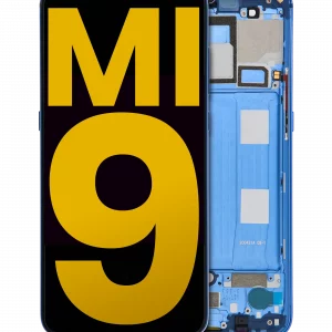 OLED Assembly With Frame For Xiaomi Mi 9 (Refurbished) (Ocean Blue)