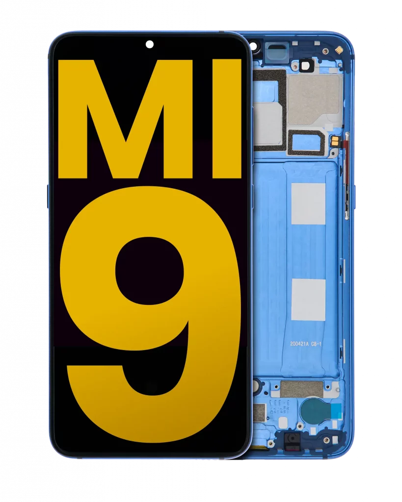 OLED Assembly With Frame For Xiaomi Mi 9 (Refurbished) (Ocean Blue)
