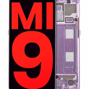 OLED Assembly With Frame For Xiaomi Mi 9 (Aftermarket Plus) (Lavender Violet)