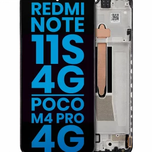 LCD Assembly With Frame For Xiaomi Redmi Note 11S 4G / Poco M4 Pro 4G (Aftermarket: Incel) (All Colors)