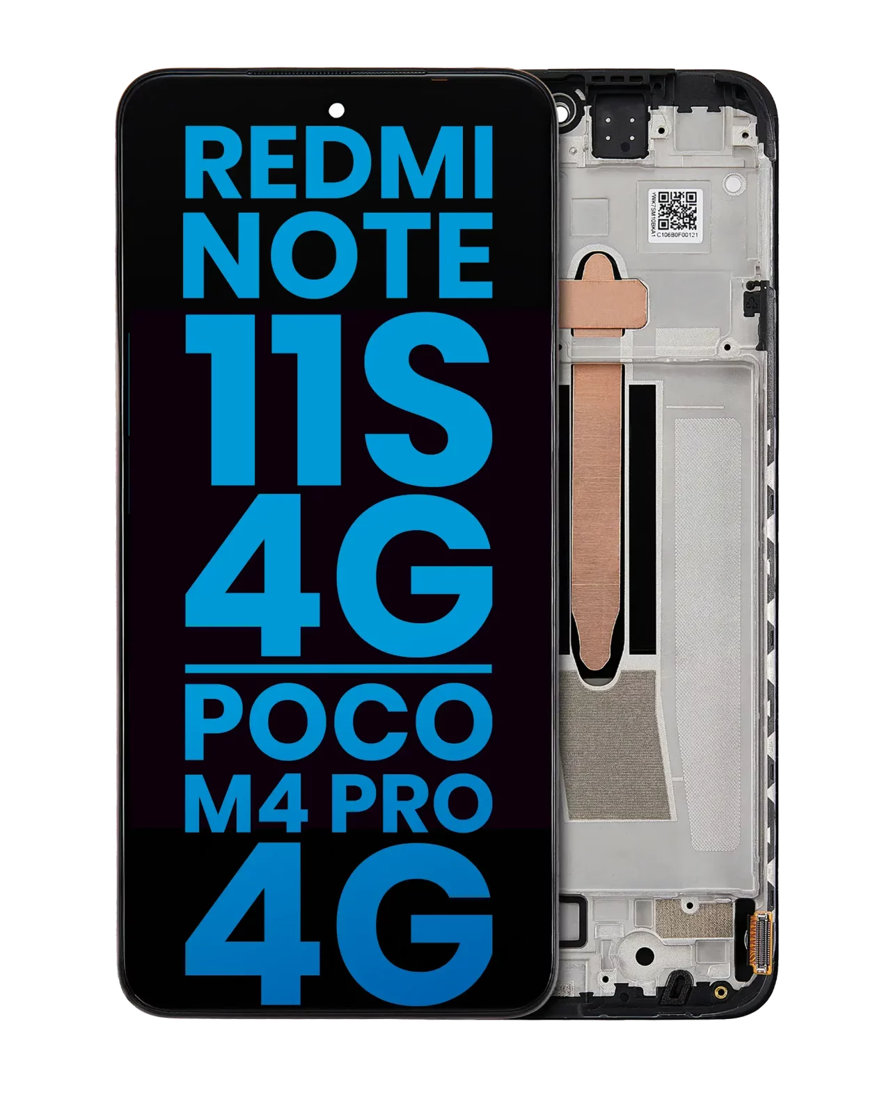 LCD Assembly With Frame For Xiaomi Redmi Note 11S 4G / Poco M4 Pro 4G (Aftermarket: Incel) (All Colors)