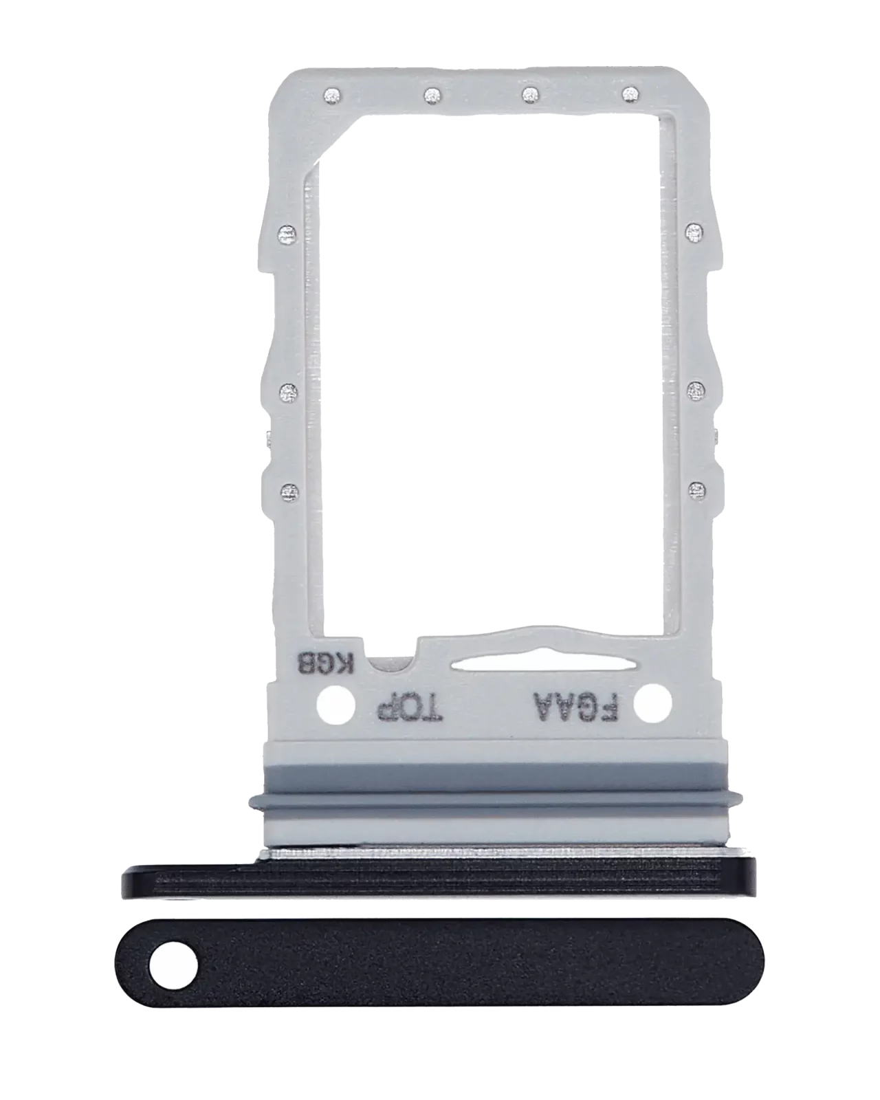 Single Sim Card Tray For Samsung Galaxy Z Flip 3 5G (Phantom Black)