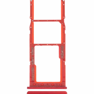 Dual Sim Card Tray For Samsung Galaxy A21S (A217 / 2020) (Red)