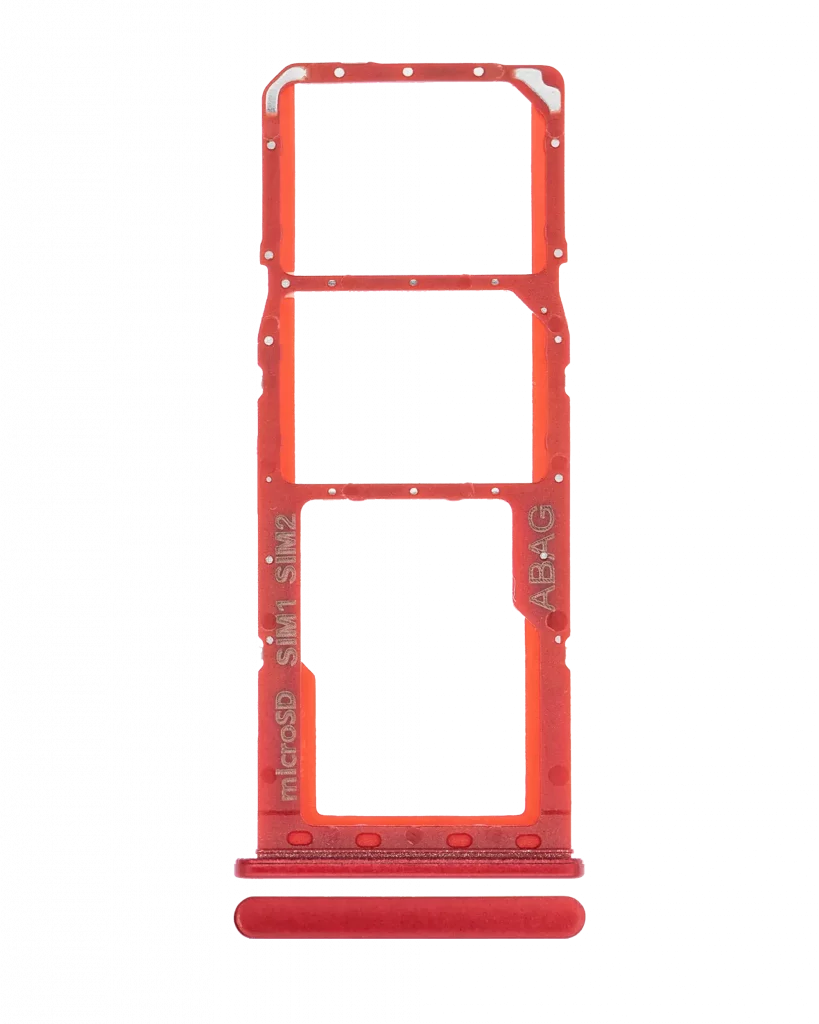 Dual Sim Card Tray For Samsung Galaxy A21S (A217 / 2020) (Red)