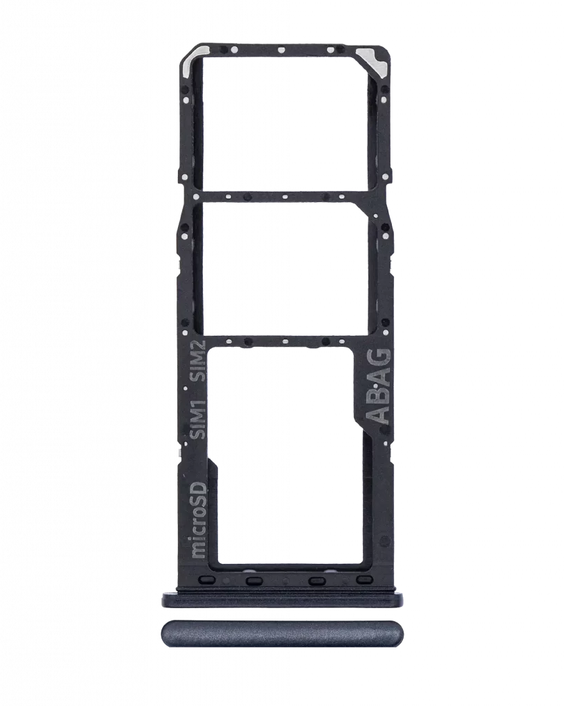 Dual Sim Card Tray For Samsung Galaxy A21S (A217 / 2020) (Black)