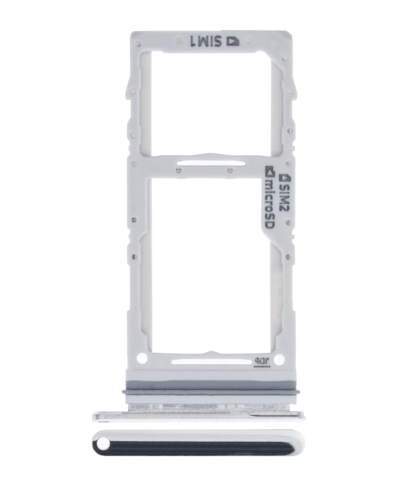 Dual Sim Card Tray For Samsung Galaxy A71 5G (A716 / 2020) (Prism Cube Silver)