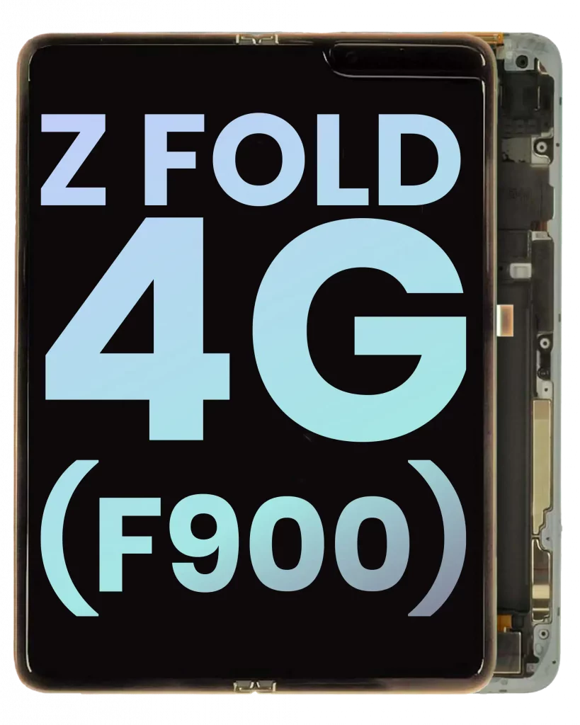 Inner OLED Assembly With Frame For Samsung Galaxy Z Fold 4G (F900) (Service Pack) (Cosmos Black)