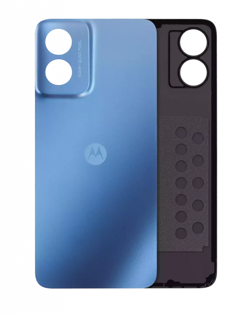 Back Cover Glass For Motorola Moto G Play (XT2413 / 2024) (Genuine OEM) (Coronet Blue)