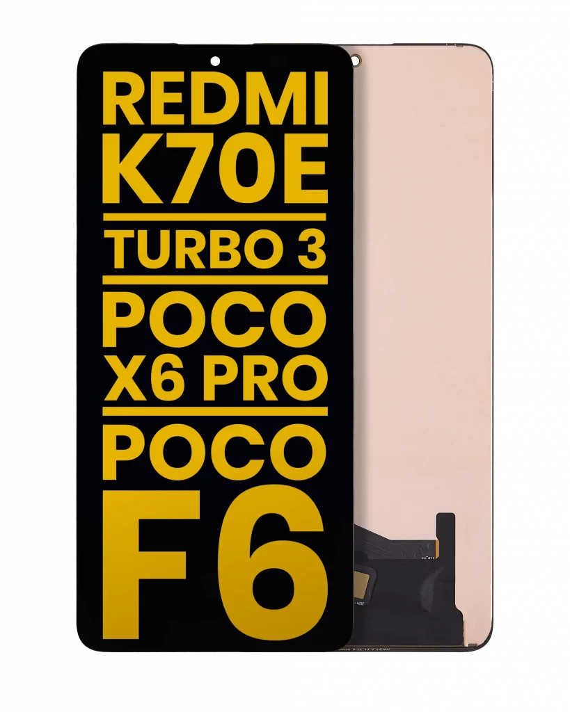 OLED Assembly Without Frame For Xiaomi Redmi K70E / Turbo 3 / Poco X6 Pro / Poco F6 (Refurbished) (All Colors)